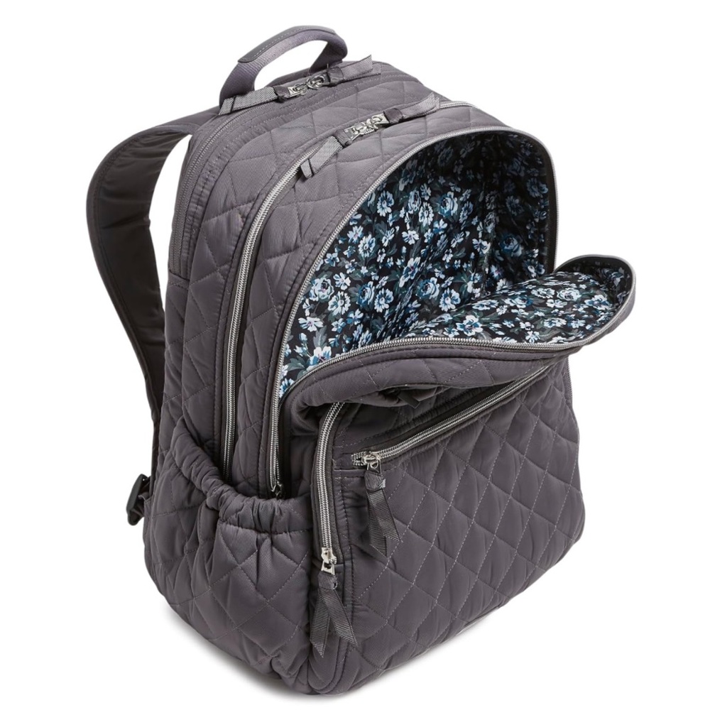 Vera Bradley Campus XL Backpack; Water-resistant Performance Twill